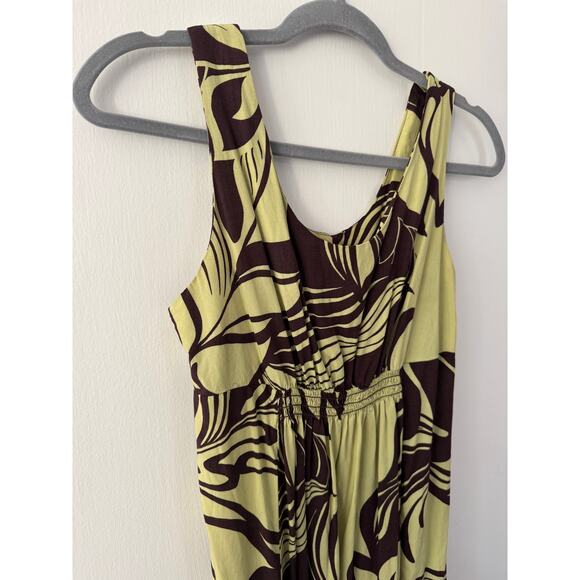 Iolani Sportswear Light Green and Brown Sheath Dress Size X Small - Picture 7 of 9